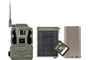 TACTACAM Reveal Pro 3.0 Cellular Trail Camera - Multi-Cellular Network, No-Glow IR, Wi-Fi Enabled, HD Photos & 1080p Videos, Long Battery Life + Solar Panel, Lipo Lithium Battery Pack, & 32GB SD Card