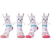 scenicamp Novelty Funny Magnetic Hand Holding Socks for Women Men Couples Gifts Xmas Birthday Valentine Party Supplies