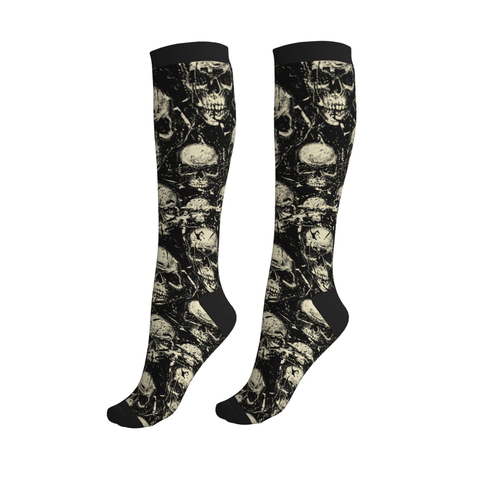 aipoase Skull Compression Socks Knee High