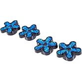 FD&amp;D Multiple Use Shining Screw Cap, Blue Daisy Pattern with M6 Machine Screw