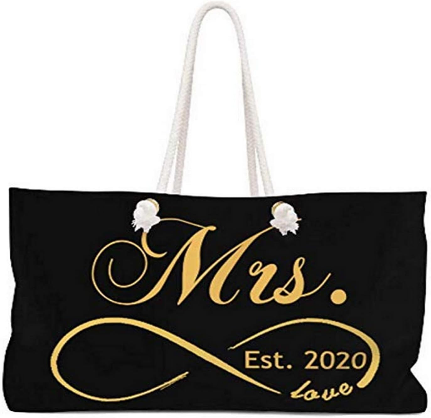 bride weekender bag