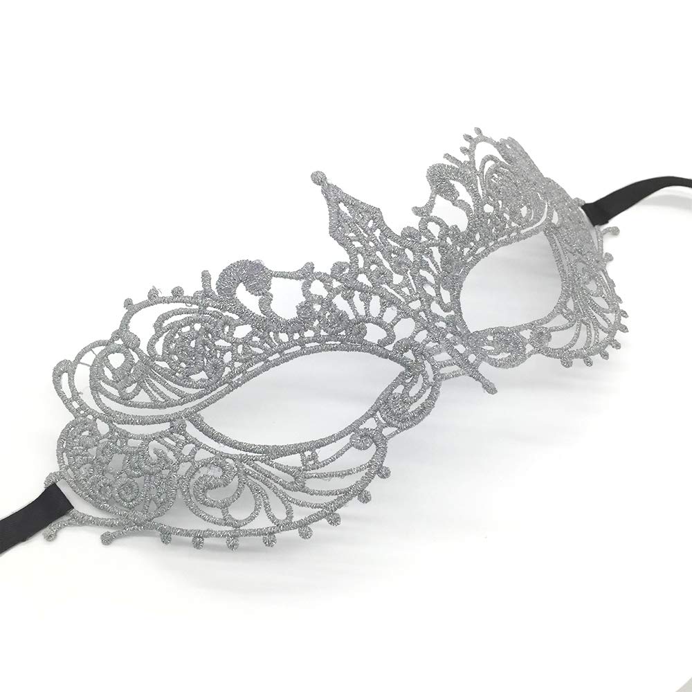 Letsparty 9 Packs Exquisite High-end Lace Masquerade Mask - Colorful