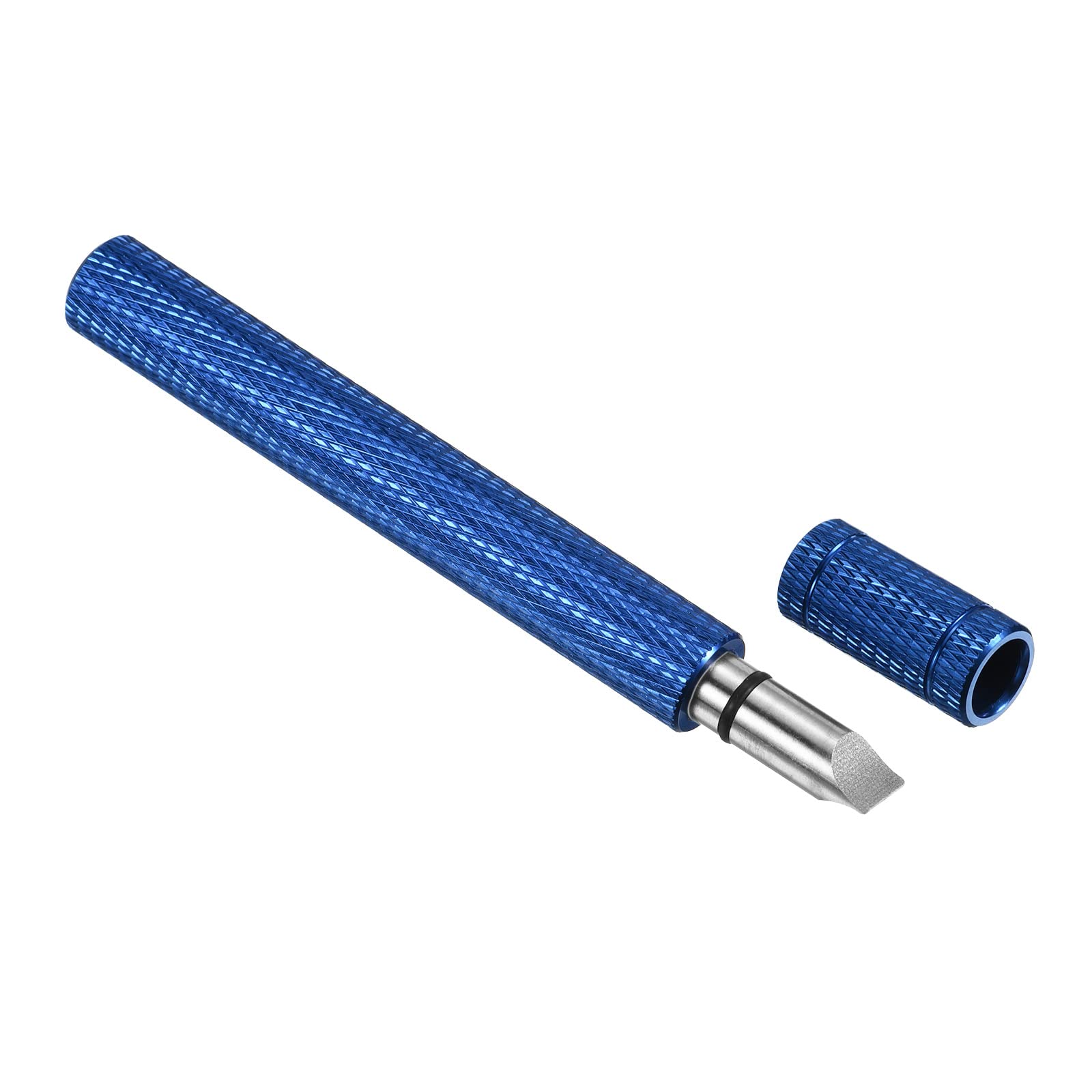 PATIKIL Golf Club Groove Sharpener, U V Type Square Re-Grooving Tool Golf Club Cleaning for Golf Irons Wedges Utility Clubs, Blue