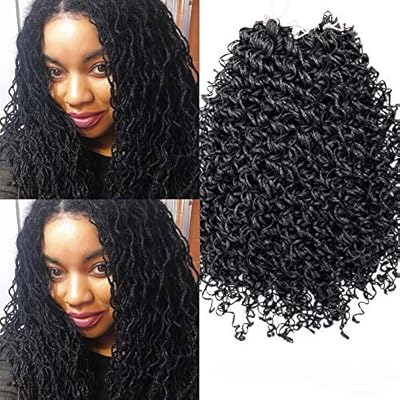 8packs 55 Inch Wavy Small Box Braids Crochet Hair Curly Zizi