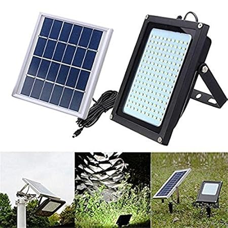 8 Watt Solar Power 150 LED Motion sensor flood light waterproof for outdoor garden By P Cube Solutions & Services.