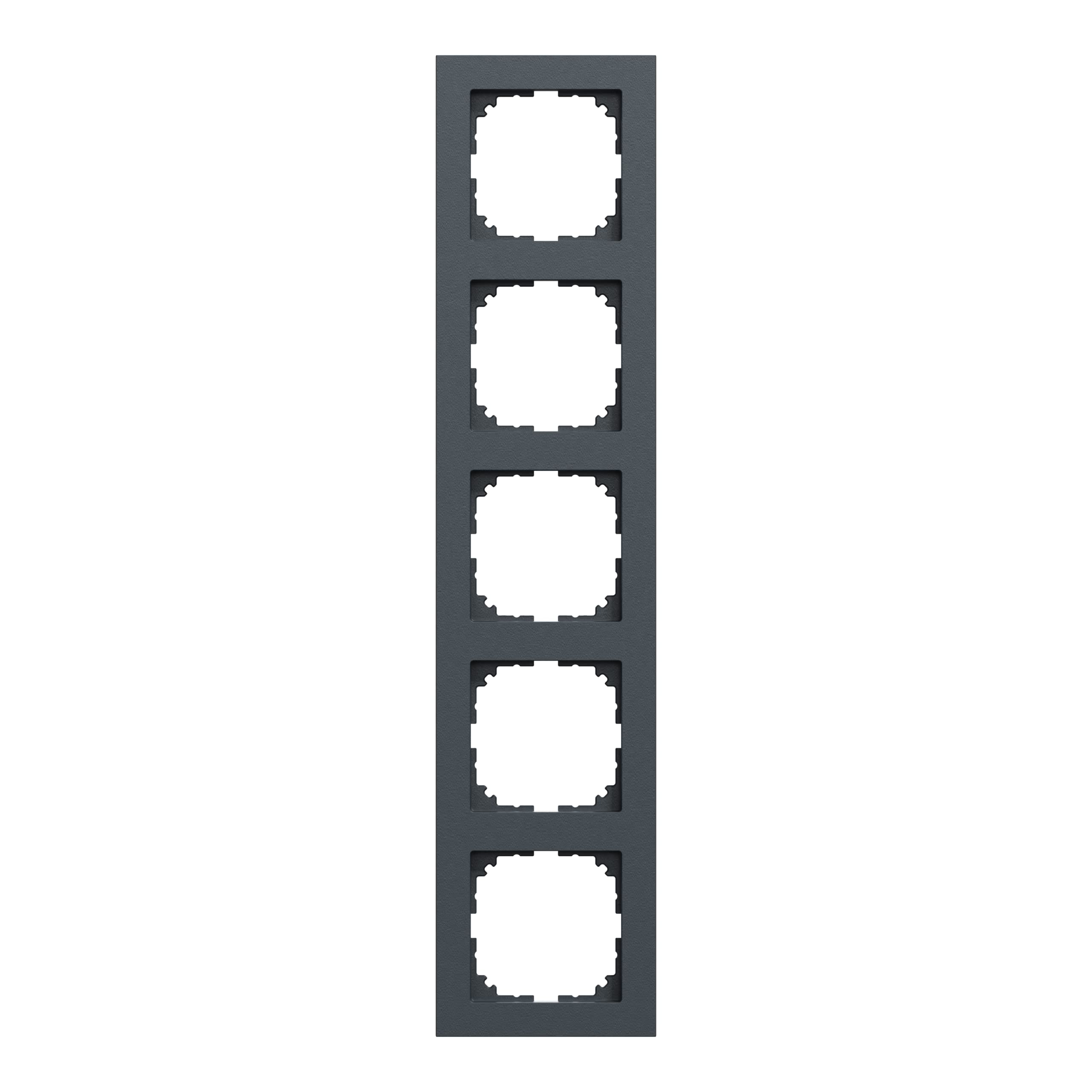 Merten MEG4050-3614 M-Pure Frame 5-Way for Sockets and Switches Anthracite