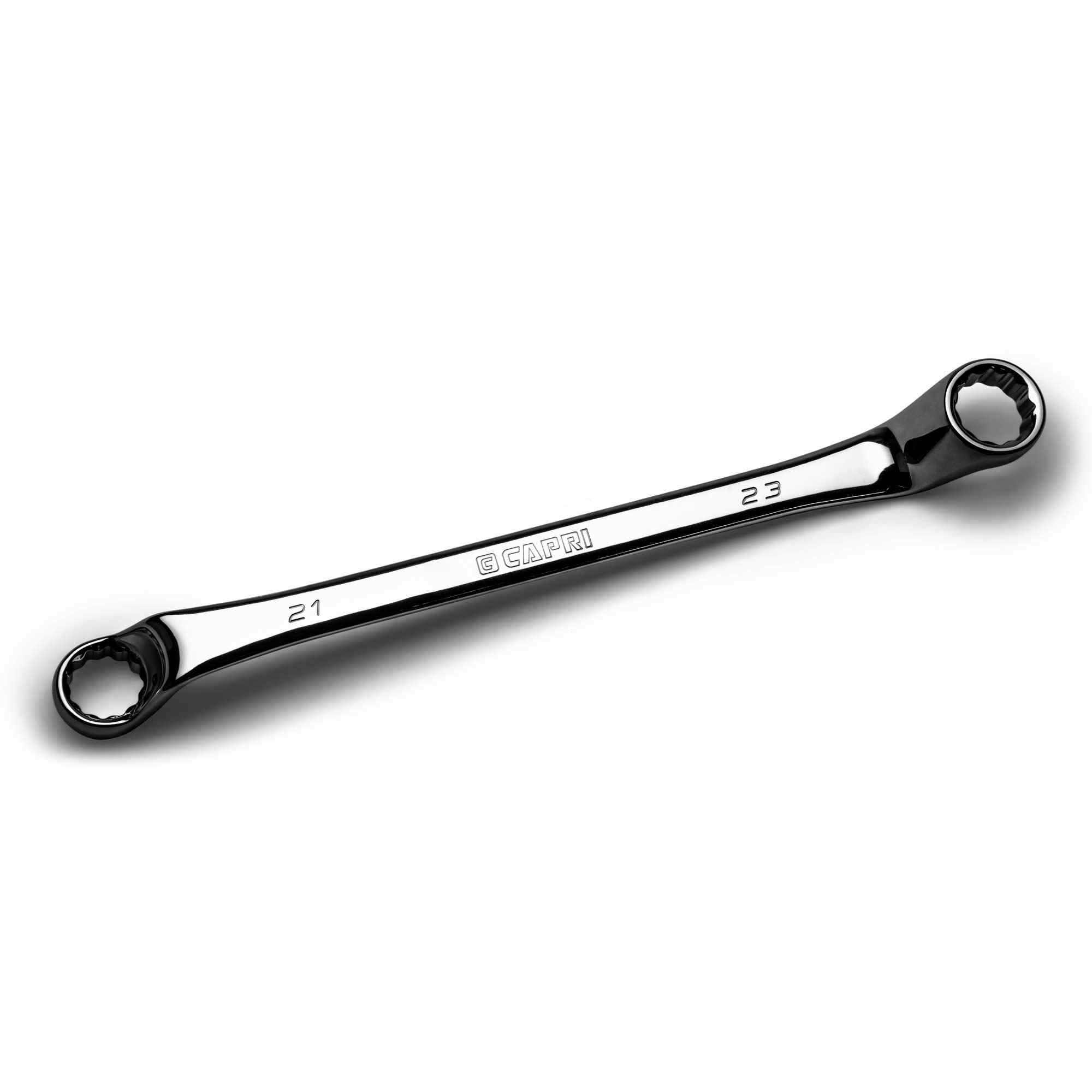 Capri Tools 21 x 23 mm 75-Degree Deep Offset Double Box End Wrench, CP11950-2123