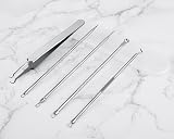 ds. distinctive style 5 Pc Blackhead Remover Tools Set Stainless Steel Pimple view 5