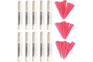 Brostown Pet 10 Adhesive Glues & 15 Applicator Tips for Cat or Dog Nail Caps