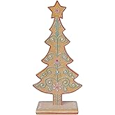 XIAPUX Gingerbread Tree Gingerbread Christmas Decorations Indoor Resin Christmas Tree Statue Decorations Kitchen Tabletop Xmas Decor