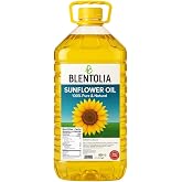 Blentolia- 100% Pure Sunflower Oil &ndash; 1.19 Gallon (4.5L) | Light Taste, High Oleic | Ideal for Frying, Cooking &amp; Baking