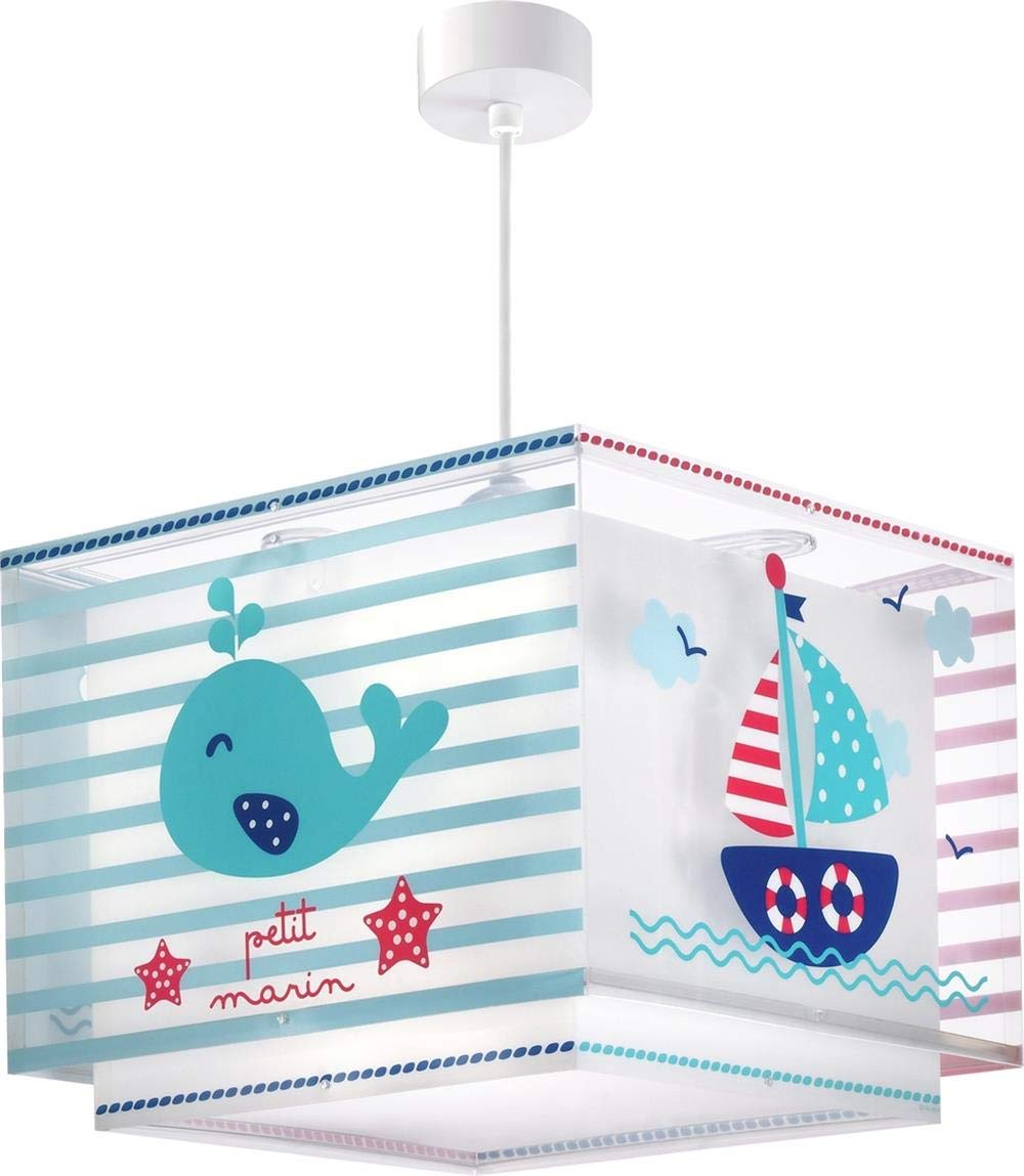 Dalber, 43422, Little Sailor Hanging lamp, Plastic, Blue, 30.5 x 30.5 x 25 cm