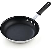 Cooks Standard Professional 8-Inch Nonstick Frying Pan, Heavy Duty Aluminum Non Stick Small Egg Omelette Pan, Everyday Wok Stir Fry Skillet, Dishwasher Safe