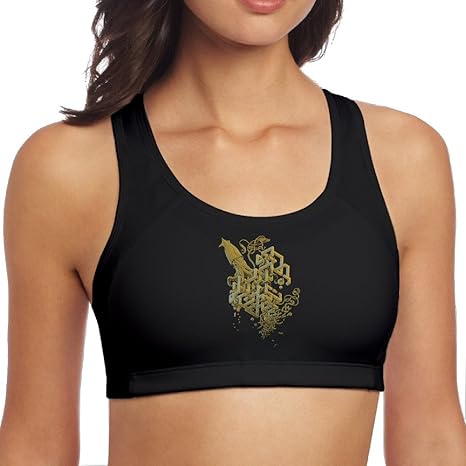 Woman Impossible Giant Squid Printing Wireless Yoga Sports Bra at