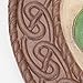 Bits and Pieces - Shamrock Garden Stone - Give The Gift of Luck - Hand Painted Outdoor Garden Décor with Intricate Celtic Knotted Border