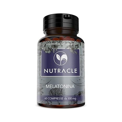 Nutracle Melatonina 60 Compresse Da 300 Mg Combatte Linsonnia Ed I Disturbi Del Sonno Riduce Stanchezza Ed Affaticamento