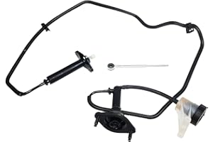 SOUTHEASTCLUTCH Pre-Filled Master And Slave Cylinder compatible with Ram 1500 2500 3500 Slt St Laramie Base Custom Sport R/T Ws 2000-2004 5.9L L6 DIESEL OHV 3.9L V6 5.2L V8 5.9L V8 8.0L V10 GAS OHV