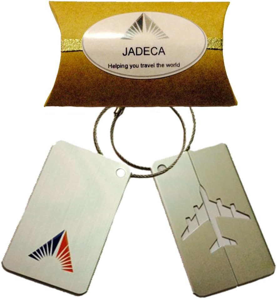 JADECA distinctively elegant luggage tags great stocking stuffers Green pkg