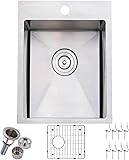 15x20 Inch Bar Sink Drop In Topmount Small
