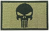 WZT Lot Military Embroidered Patche Velcro Morale Patches Cloth Fabric Badges Tactical Patche for Cap Bag Jackets (the punisher)