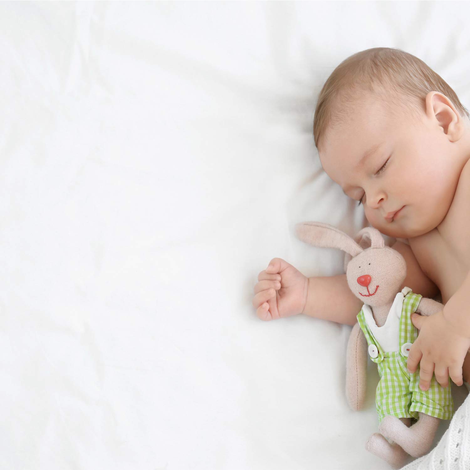 4X Cot Jersey Fitted Sheet 100% Cotton 120x60cm White