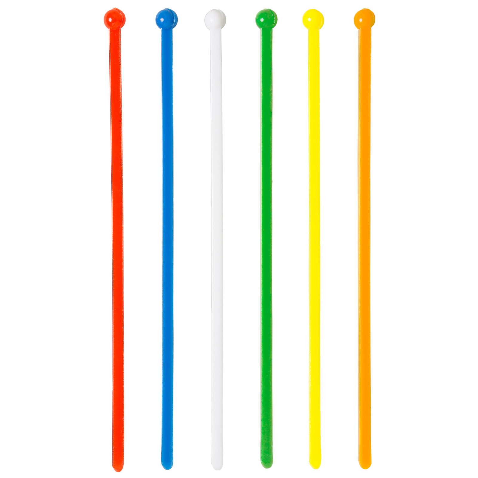 Swizzle Sticks 6 Soodhalter Stir Stix Cocktail & Drink Stirs Yellow