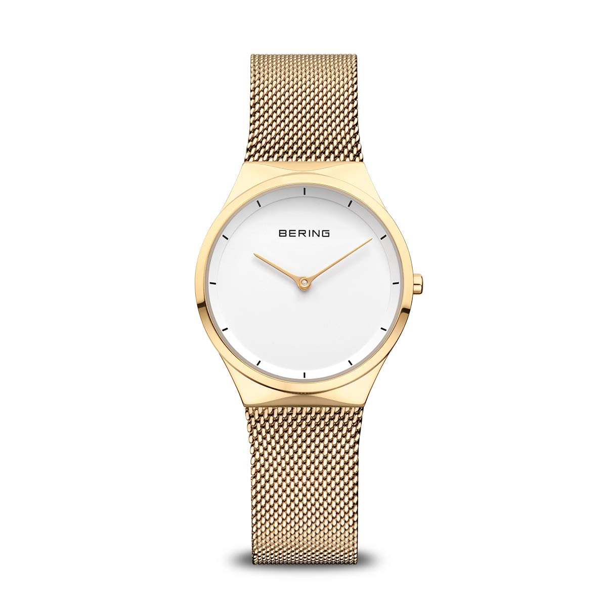 BERING Women Analog Quartz Classic Collection Watch with stainless steel Strap and Sapphire Crystal 12131-339, Gold/Gold, 31 — image 1