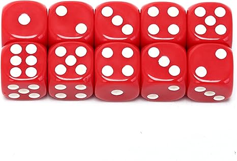 Amazon Co Jp ボードゲームパーティーのための完全な多面体ダイスセット10ピース6つのサイドスポット楽しい14mmサイコロ Color オレンジ Size フリー ホーム キッチン