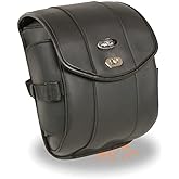 MOTORCYCLE MOTORBIKE CRUISER STYLE SISSY BAR CARRY BAG TRAVEL BAG LUGGAGE BLACK