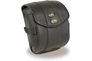 Motorcycle MOTORBIKE CRUISER STYLE SISSY BAR CARRY BAG TRAVEL BAG LUGGAGE BLACK