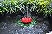 ASC Solar Powered Water Floating Lotus Fountain with Water Pump (Red)