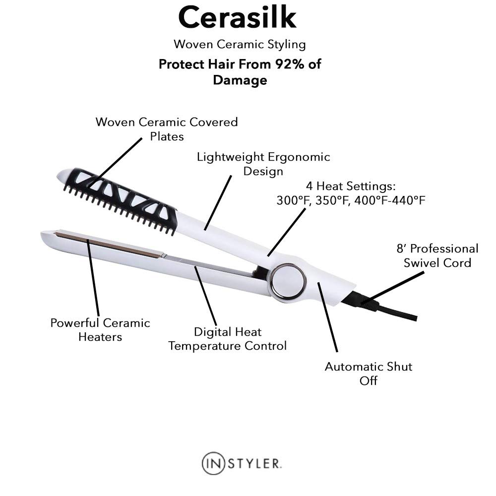 instyler cerasilk woven ceramic styling iron reviews