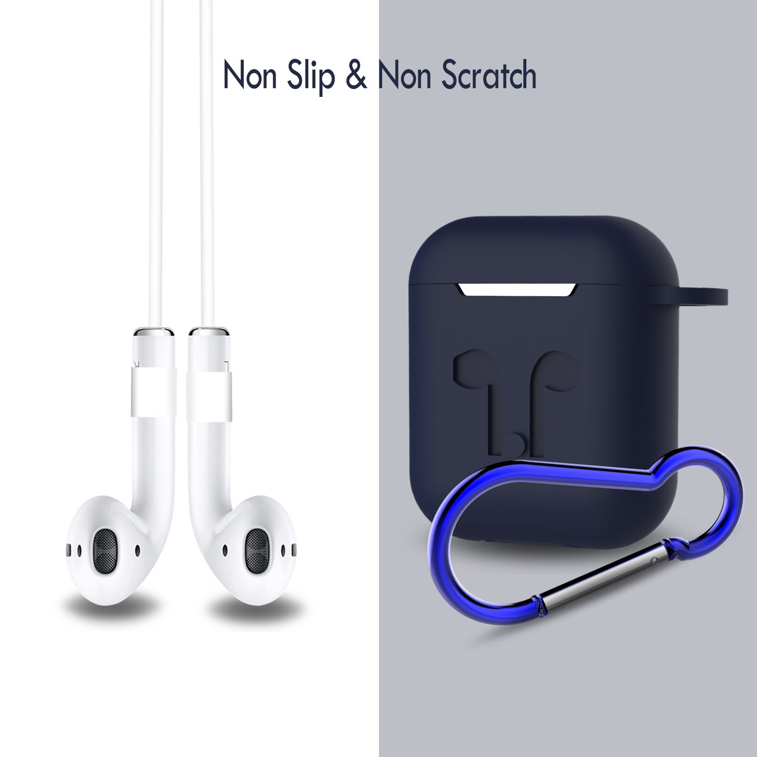AirPods Case Protective Silicone Cover for Apple Airpods Charging Case Airpods Accessories by GULAKI