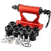 MUQZI Quick Release Fork Mount, Bike Car Roof Mount Rack Road Bicycle Fork Block Thru Axle Wheel Holder, Truck Bed Fork Mount with Installation Adapters MTB Tire Holder Rack Mount, Red