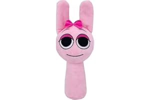 AYGITAL Rhythm Box Plush Toys Horror Games Fans Soft Stuffed Doll Christmas Birthday Gifts for Adult Kids 8inch (8inch Pinki)