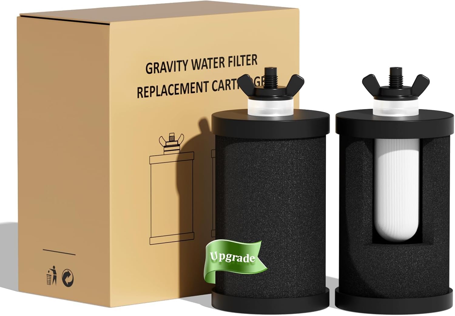 Purewell PB-CH Black Water Filter Purification Elements, Replacement Filters For PB/BB8 Purification Elements and System