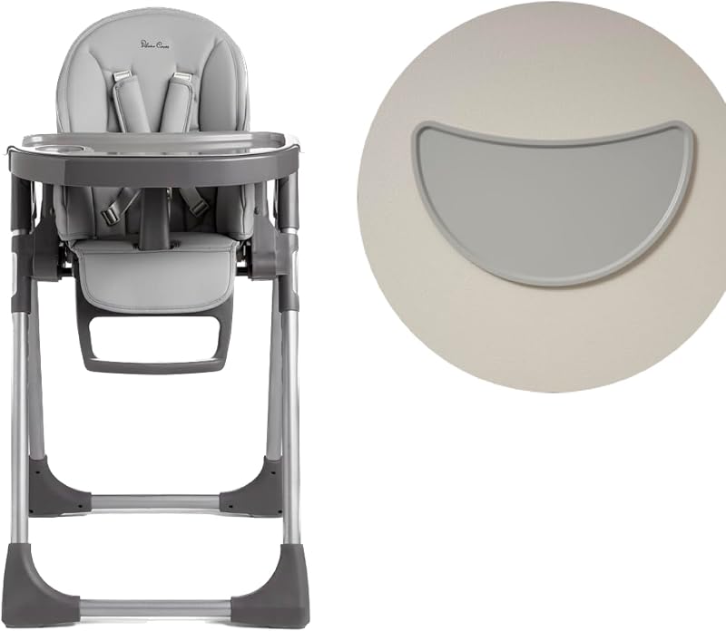 Silver Cross Buffet Highchair with Silicone Tray Grey Foldable 7 Heights