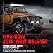 Led Light Bar MICTUNING 2Pcs 5-Row 7 Inch Spot Flood Combo Led Work Light 4000LM Offroad Driving Lights Fog Lamp for Jeep ATV Truck Boat