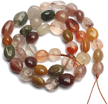 11MM BLACK RUTILATED QUARTZ GEMSTONE GRADE A ROUND 11MM LOOSE BEADS 7/"