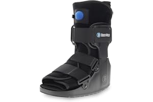 BodyMed Air CAM Walking Fracture Boot, Medium, 12.3" Tall - Adjustable and Shock-Absorbing Support for Foot and Ankle Recovery - Fits Left & Right Foot