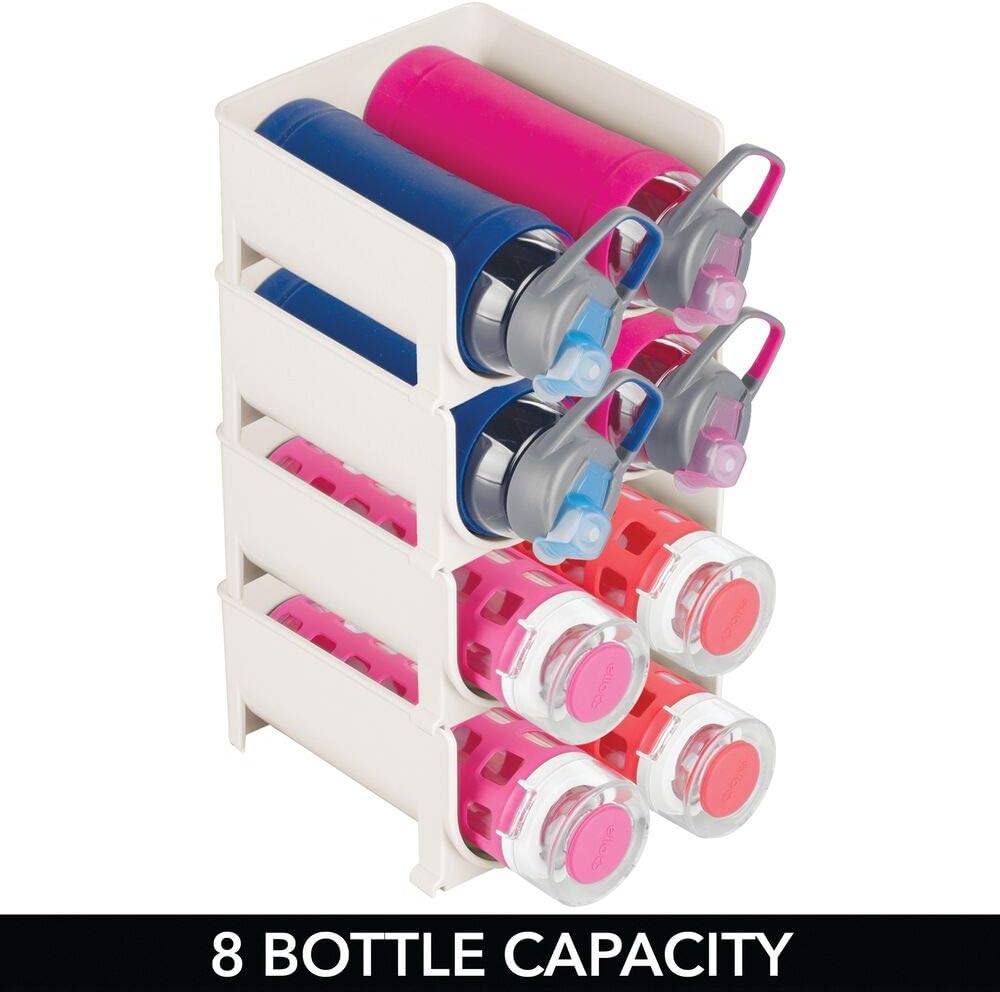 Botellero apilable para Botellas de Agua y cantimploras Crema/Beige