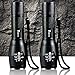 Timlon 2 Pack LED Tactical Flashlight Cree XM-L T6 2000 Lumen 5 Switch Modes Adjustable Focal Length Zoomable and Water-Resistant LED Flashlight(Black)