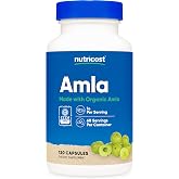 Nutricost Amla (1000mg) 120 Vegetarian Capsules, Gluten Free | CCOF Certified Made with Organic, Non-GMO, 60 Servings