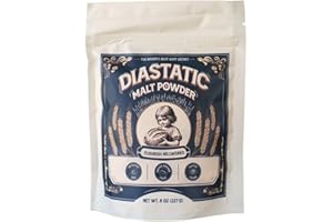 Flourish Millworks Diastatic Malt Powder - 8oz - Premium Baking Enhancer & Dough Improver - The Baker's Best-Kept Secret for Perfect Rise and Browning
