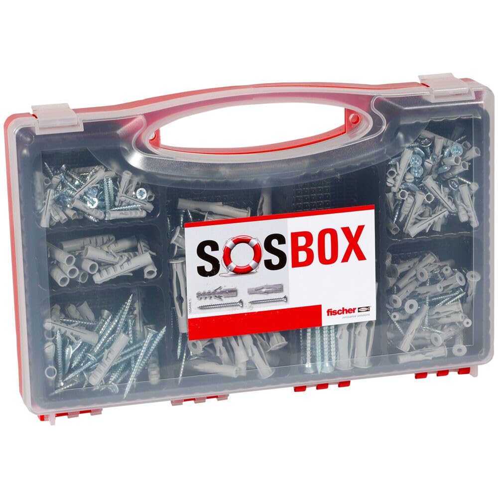 fischer SOS-Box Wall Plug S + FU + Screws