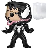 POP Marvel: Venom - Venomized Eddie Brock Funko Pop! Vinyl Figure (Bundled with Compatible Pop Box Protector Case), Multicolor, 3.75 inches