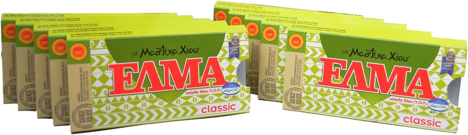 Natural Greek Chios Mastic Mastiha Gum Elma Classic 10 Packs