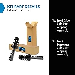 TRQ Front Strut & Coil Spring Assembly Set Driver