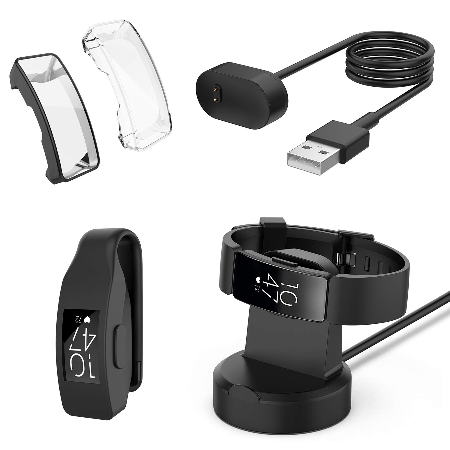 BONAEVER Charger For Fitbit Inspire 3, Replacement USB Charging - View #8