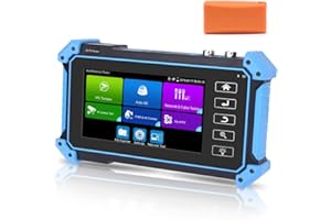 WSDCAM 5 Inch Touch Screen CCTV Tester for IP and Analog Camera, All in One Camera Tester 4K H.265 8MP CVI TVI AHD SDI CVBS IP Camera Tester Monitor with POE/HDMI & VGA Input/UTP & RJ45 Cable Tester